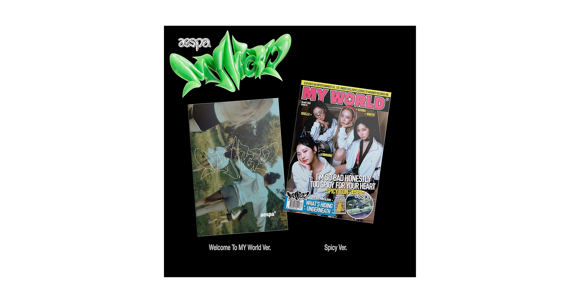 aespa MY WORLD b&n exclusive ver 未開封品 aespa MY WORLD b&n exclusive ver 未開封品 AESPA MY WORLD